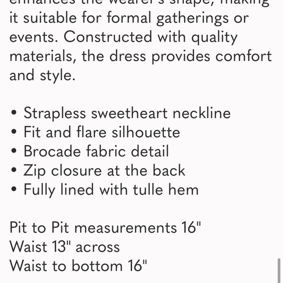 Christmas Charolette Russ Strapless Red & Black Lace Fit & Flare Womens Dress  M - Picture 9 of 9